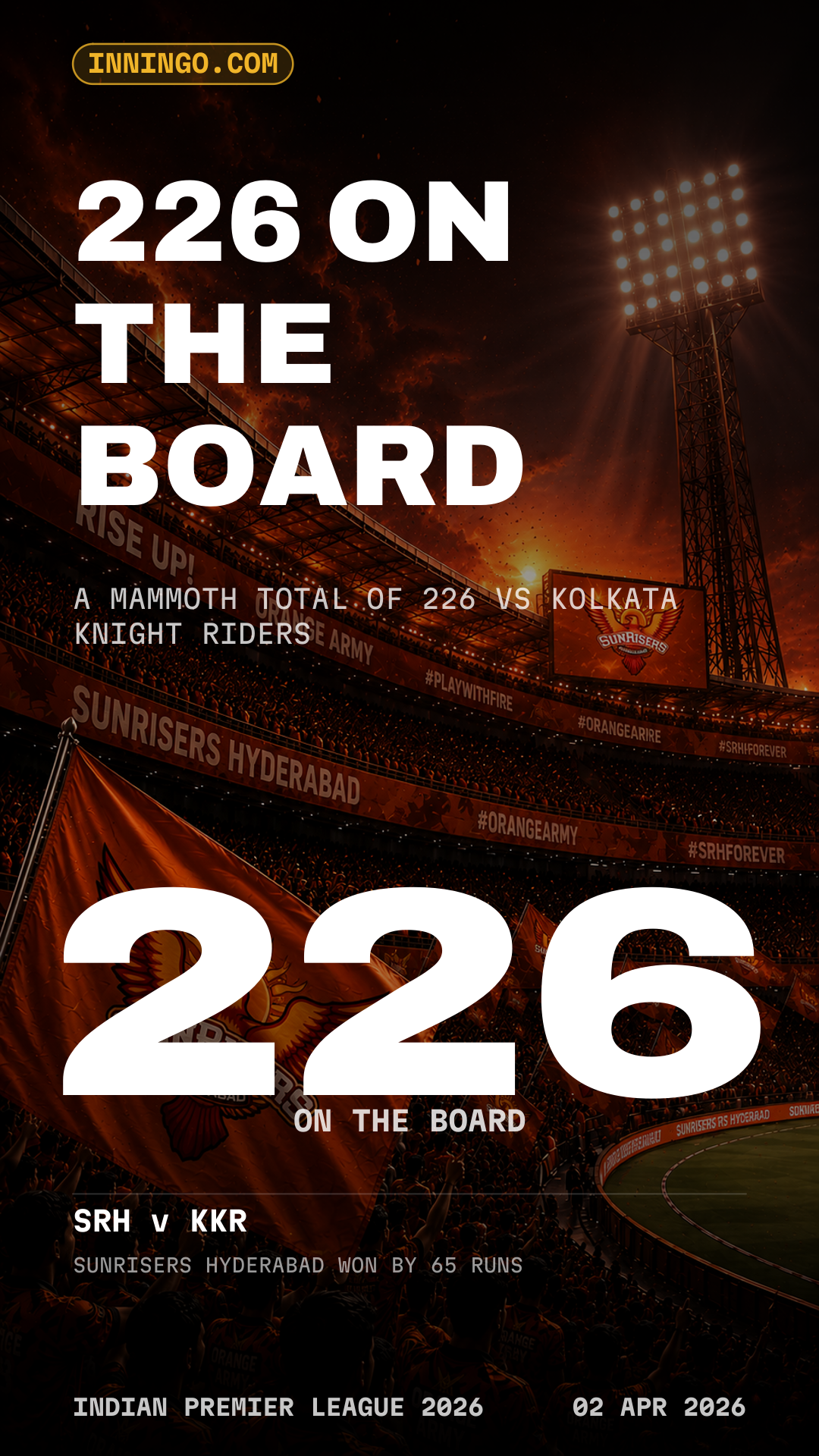 226 on the board